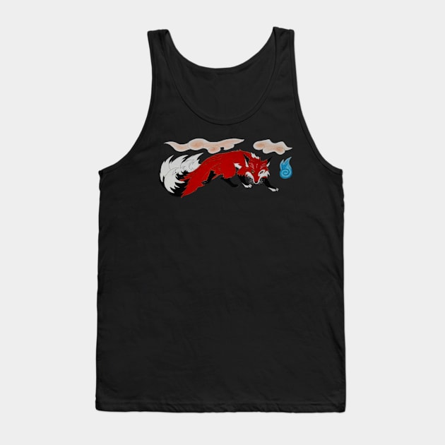 Kitsune Makka Tank Top by Lycoris ArtSpark